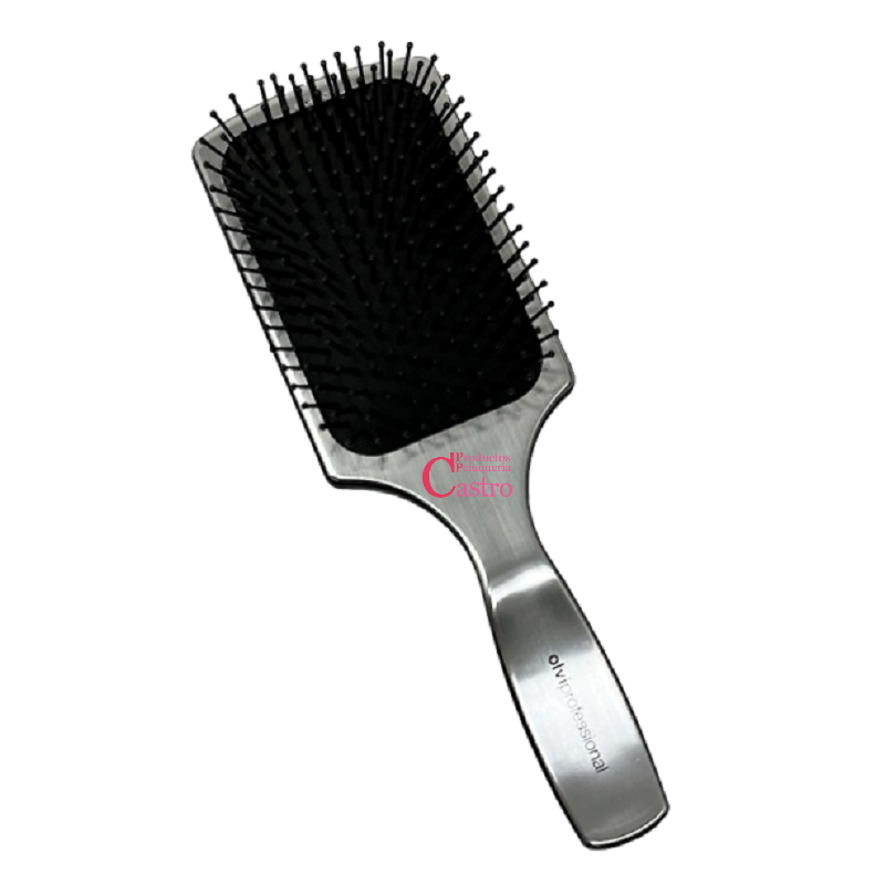 Cepillo de pelo ovalado de púas metálicas, ideal pelo largo - Cero Residuo