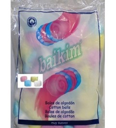 Bolas de algodon colores Baikim