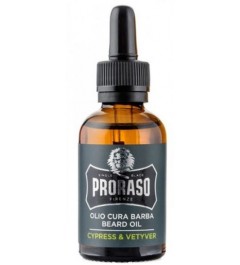 Aceite para barba Cypress y Vetiver Herbal Proraso