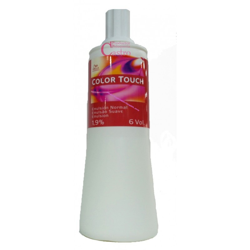 Emulsion Color Touch normal 1,9% 6 vol. Wella 1000 ml